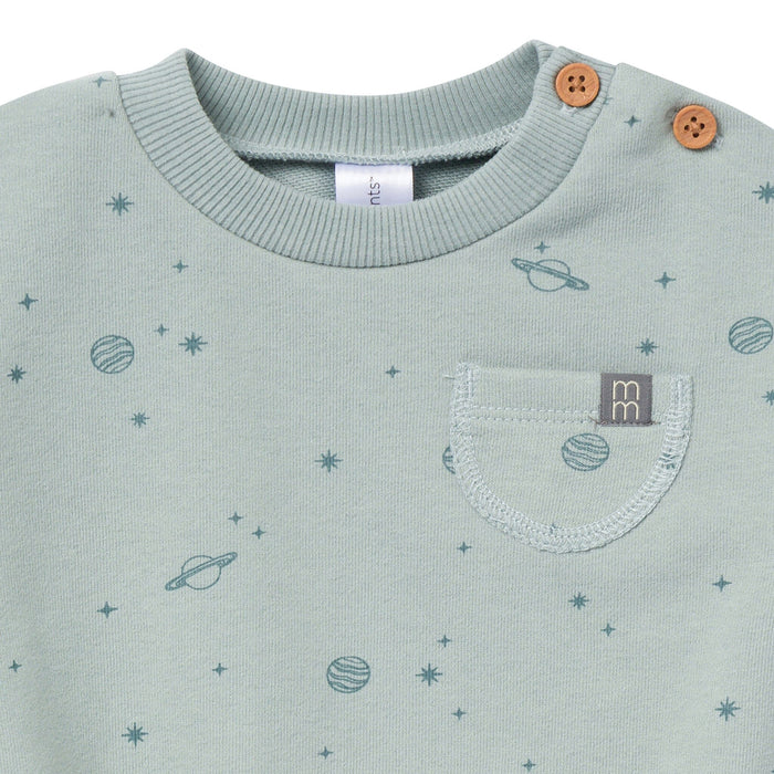 Baby Boys Slate Galaxy Bubble Romper Rompers Modern Moments™ by Gerber®