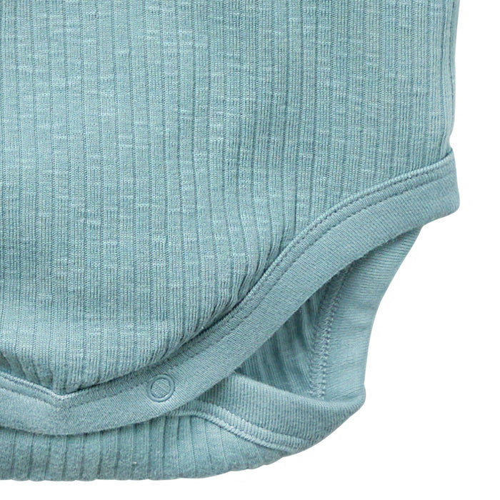 Baby Boys Md Teal Long Sleeve Bodysuit Tops Modern Moments™ by Gerber®