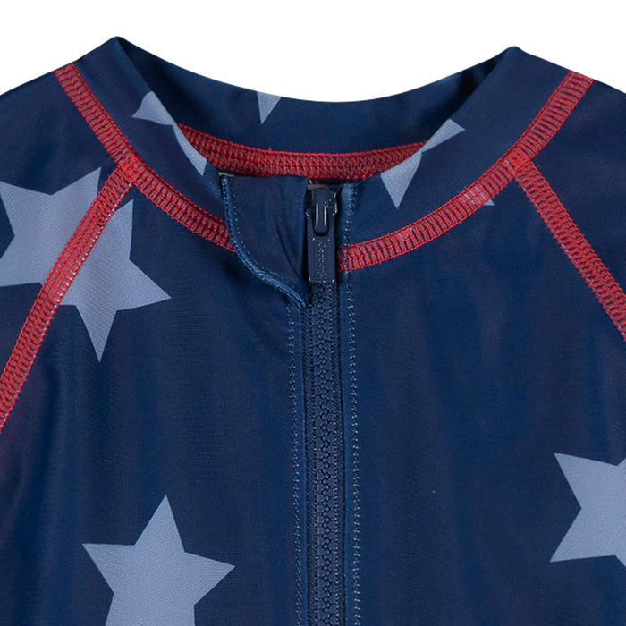 Baby Boys Blue Stars Long Sleeve Rashguard Swimwear Gerber®