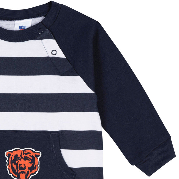Baby Chicago Bears Football Romper with Pocket NFL NFL