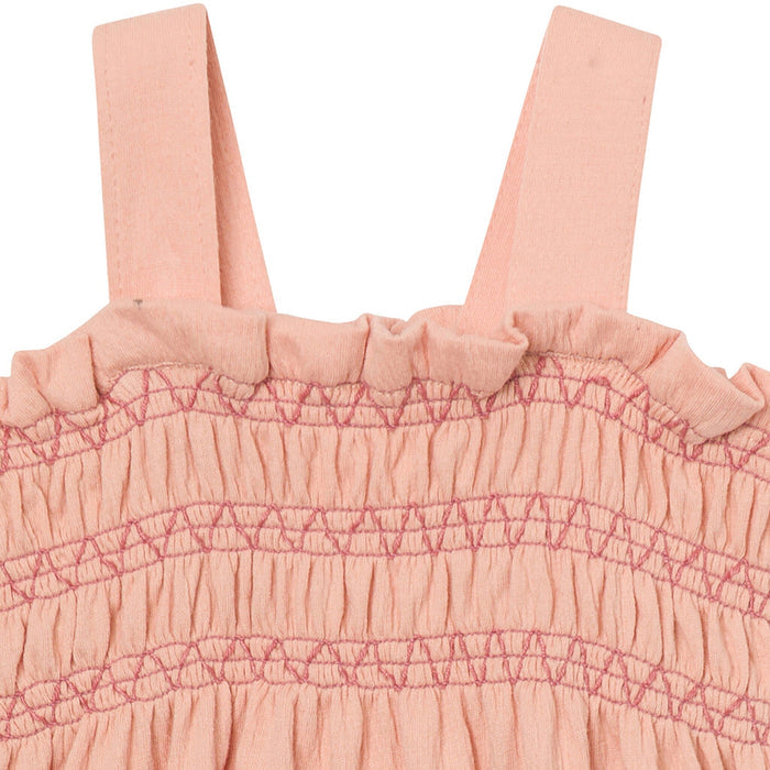 Baby Girls Almost Apricot Long Leg Romper rompers modern moments™ by Gerber®