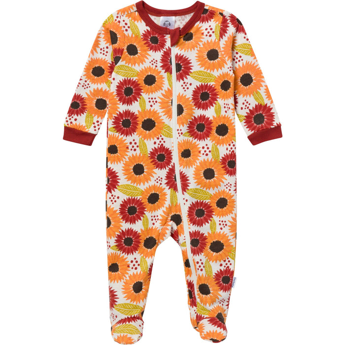 Baby Girls Bright Sunflowers Sleep 'N Play Sleepwear Gerber®