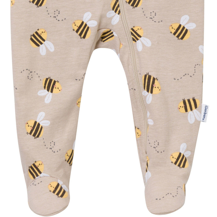 Baby Girls Busy Bees Sleep 'N Play Sleepwear Gerber®