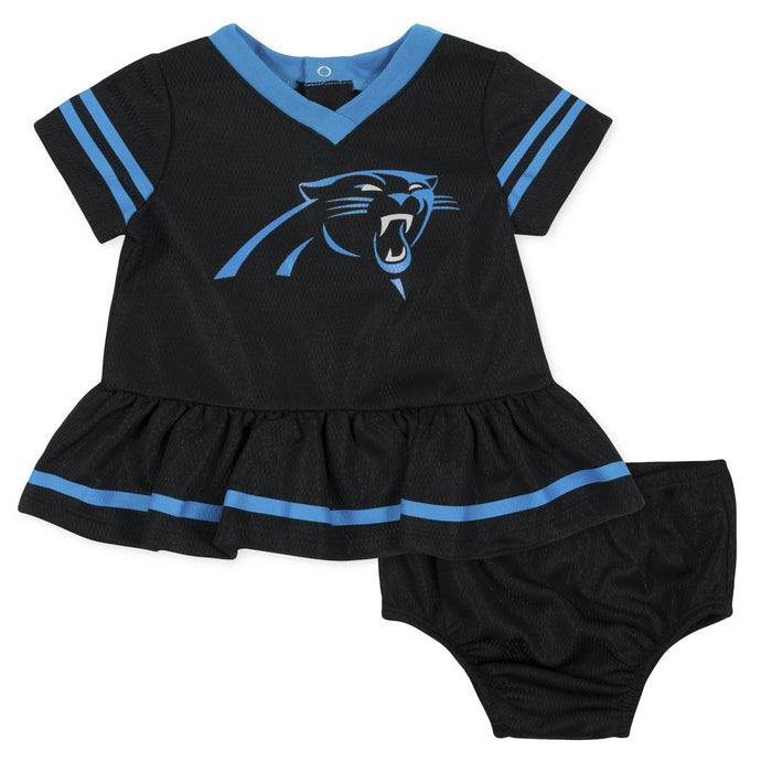 Baby Girls Carolina Panthers Cheerleader Dress and Panty Set-Gerber Childrenswear