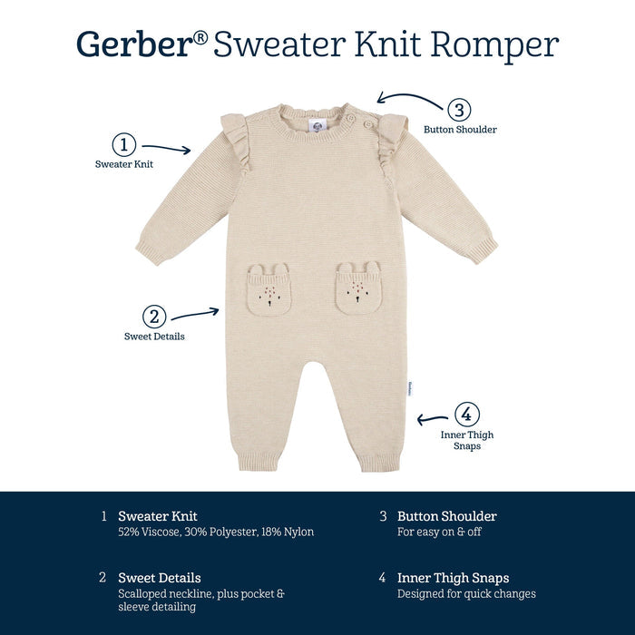 Baby Girls Deer Romper