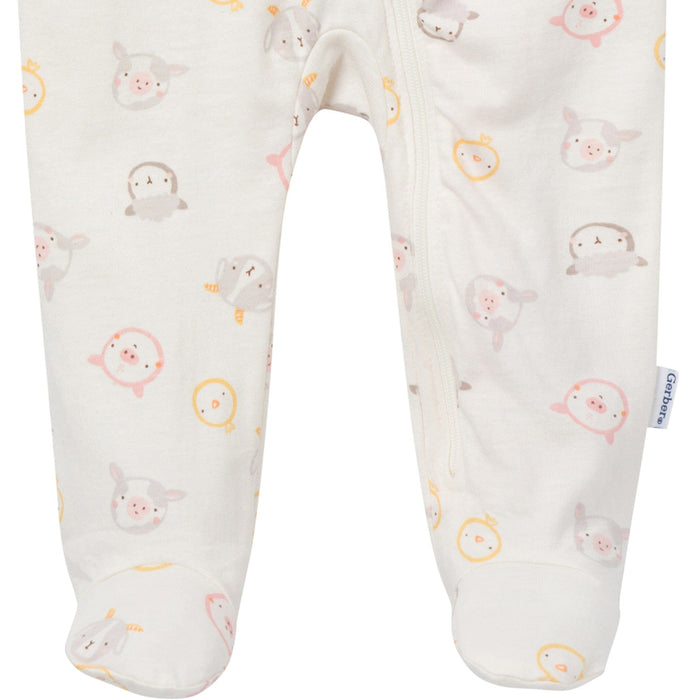 Baby Girls Farm Family Sleep 'N Play Sleepwear Gerber®
