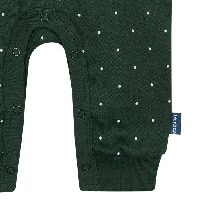 Baby Girls Green Bay Packers Footless Pajamas Sleepwear NFL