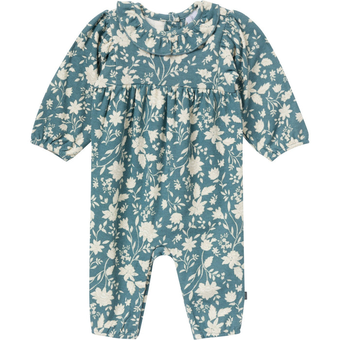Baby Girls Heritage French Floral Ruffle Collar Romper Rompers Gerber®