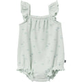 Baby Girls Light Sky Beach Umbrella Bubble Romper