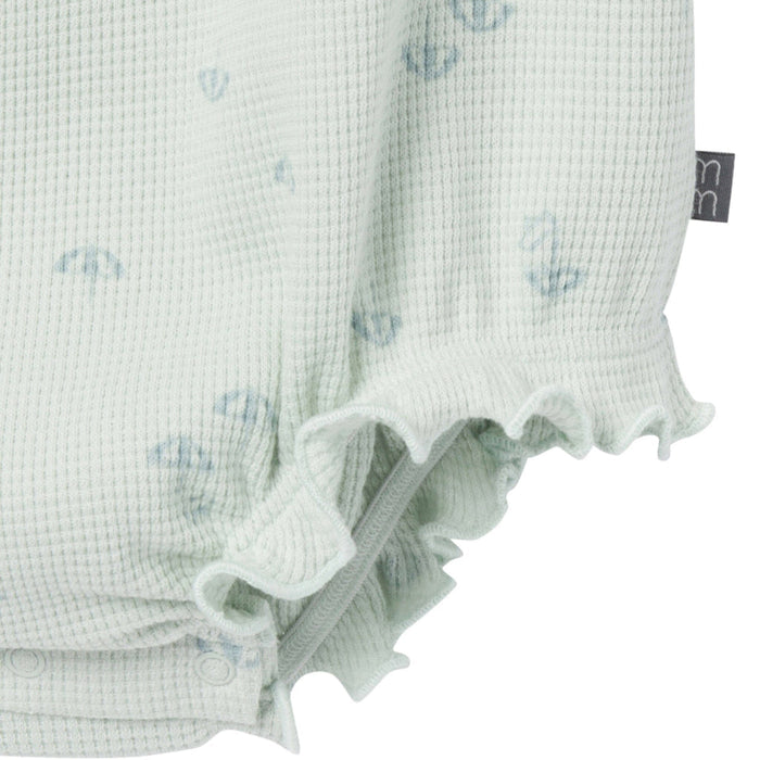 Baby Girls Light Sky Beach Umbrella Bubble Romper