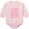Baby Girls Lil' Sis Sweatshirt Bubble Romper rompers Onesies® Brand