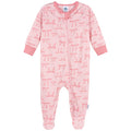 Baby Girls Pink Bows Sleep 'N Play Sleepwear Gerber®