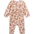 Baby Girls Pink Wildflower Ruffle Collar Romper Rompers Modern Moments™ by Gerber®