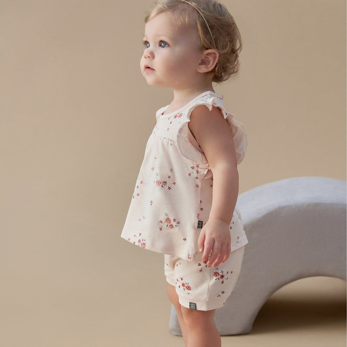 Baby Girls Lt Rose Bouquet Harem Shorts Pants & Bottoms Modern Moments™ by Gerber®