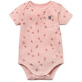 Baby Girls Rose Flower Short Sleeve Bodysuit Tops Modern Moments™ by Gerber®