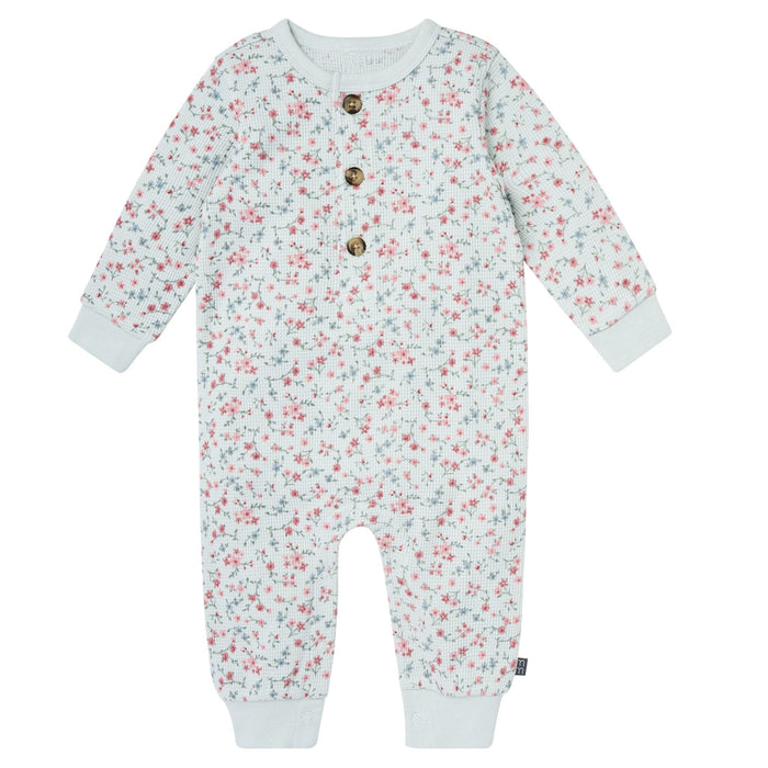 Baby Girls Sky Floral Long Leg Slouch Romper Rompers Gerber®