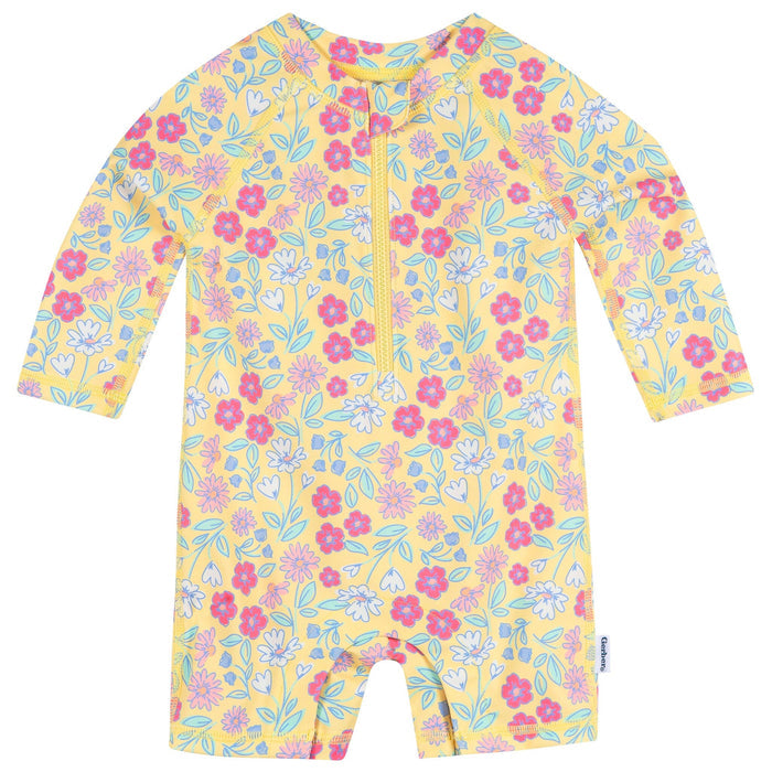 Baby Girls Floral Long Sleeve Rashguard Swimwear Gerber®