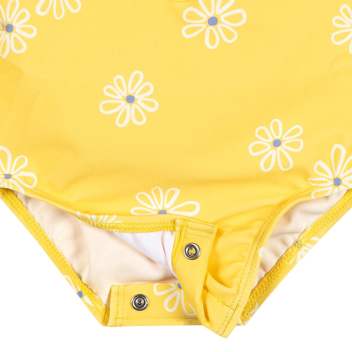 Baby Girls Yellow Daisies Rashguard Suit Swimwear Gerber®