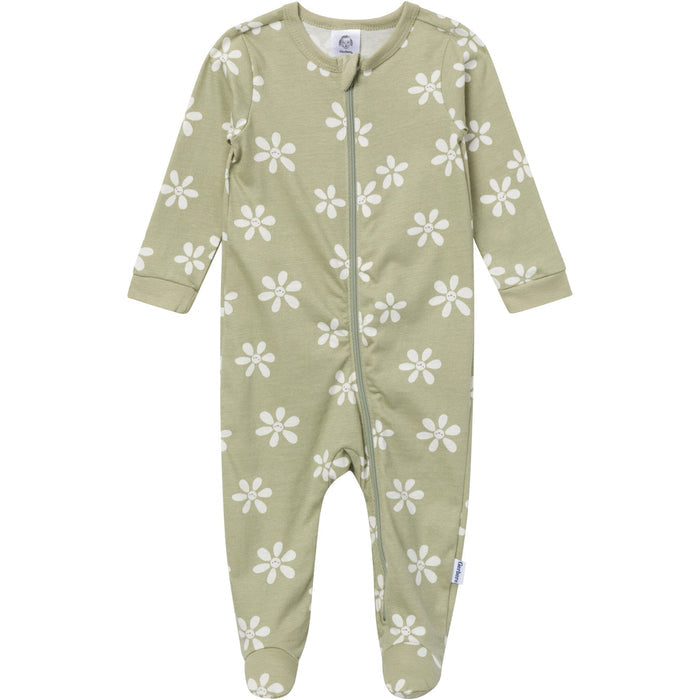 Baby Girls White Flowers Sleep 'N Play Sleepwear Gerber®
