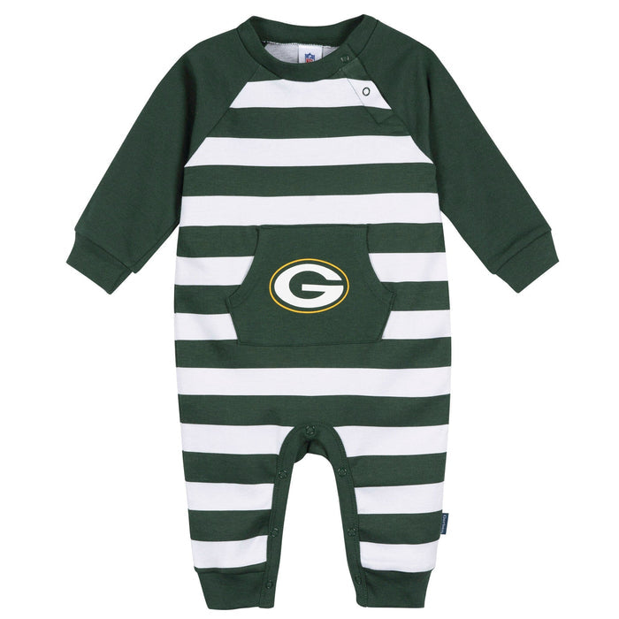 Baby Green Bay Packers Football Romper with Pocket NFL NFL