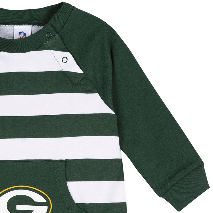 Baby Green Bay Packers Football Romper with Pocket NFL NFL