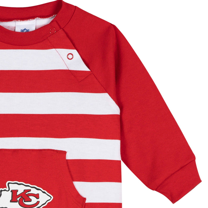 Baby Kansas City Chiefs Football Romper with Pocket NFL NFL