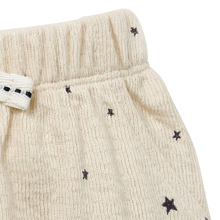 Baby Neutral Lt Beige Moon Stars Harem Shorts Pants & Bottoms Modern Moments™ by Gerber®