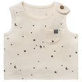 Baby Neutral Lt Beige Moon Stars Tank Top With Pocket Tops Modern Moments™ by Gerber®