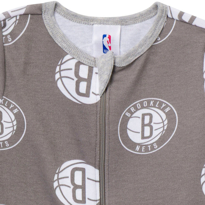 Baby Neutral Brooklyn Nets Sleep 'N Play Sleepwear Gerber®