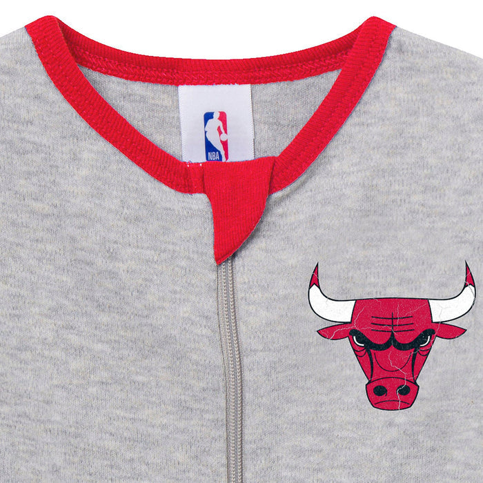 Baby Neutral Chicago Bulls Footless Pajamas Sleepwear Gerber®