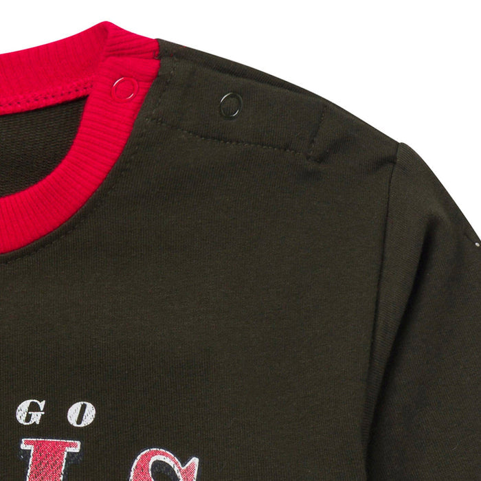 Baby Neutral Chicago Bulls Sweatshirt Bubble Romper Rompers Gerber®