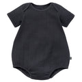 Baby Boys Dk Grey Dumpling Romper Rompers Modern Moments™ by Gerber®