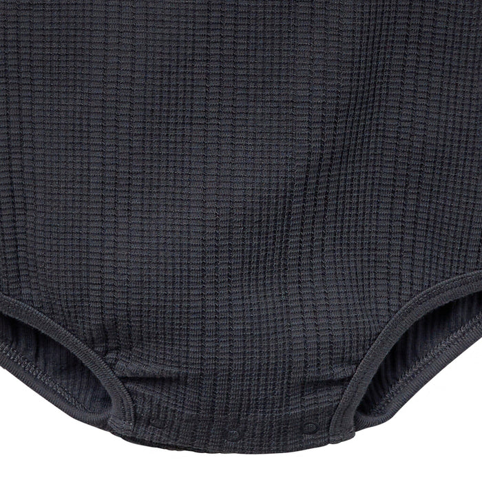Baby Boys Dk Grey Dumpling Romper Rompers Modern Moments™ by Gerber®