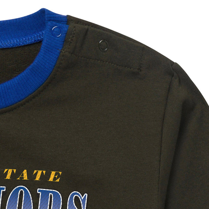 Baby Neutral Golden State Warriors Sweatshirt Bubble Romper Rompers Gerber®