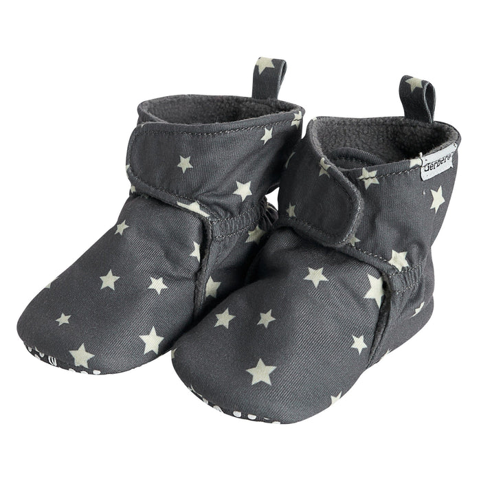 Baby Neutral Grey/White Soft Booties