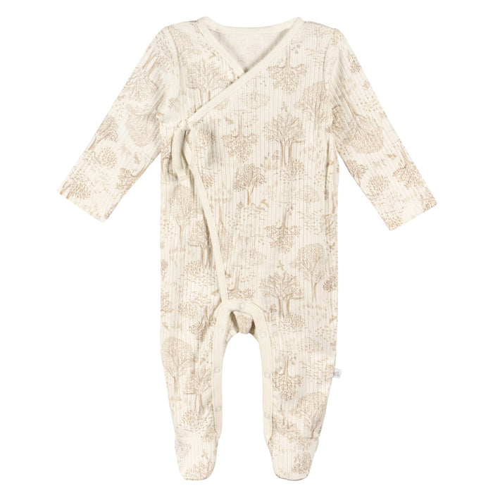 Baby Neutral Ivory Print Sleep 'N Play Sleepwear Gerber®