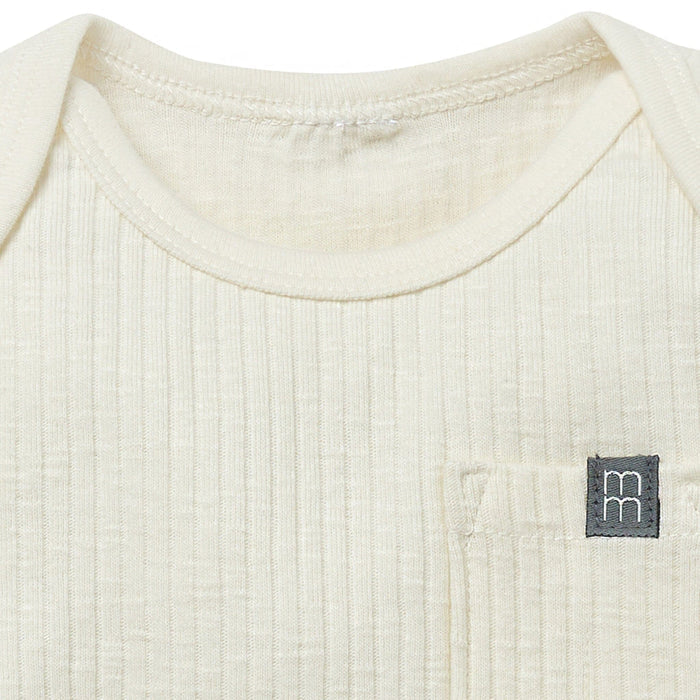 Baby Neutral Ivory Short Sleeve Bodysuit Tops Modern Moments™ by Gerber®