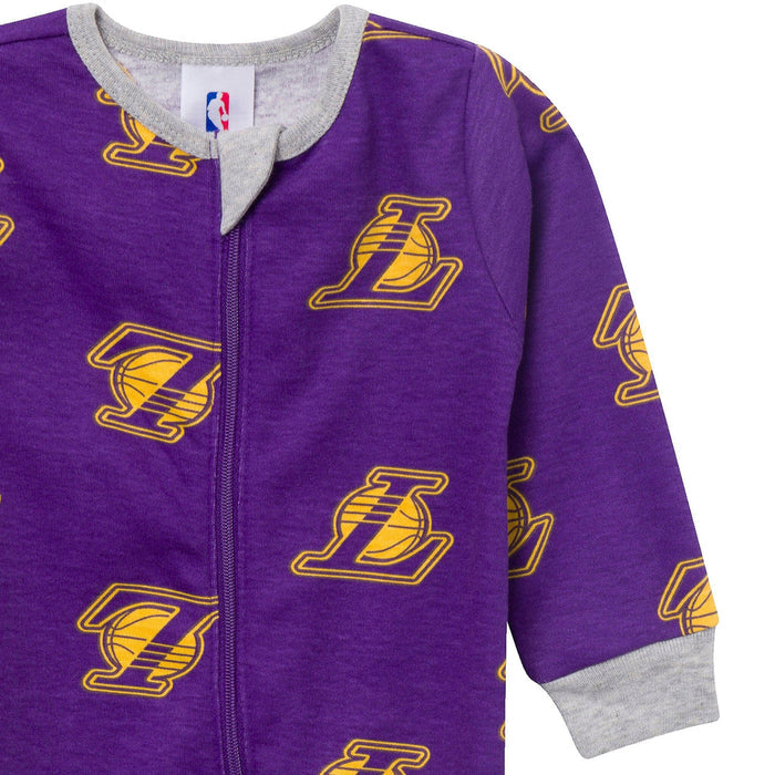Baby Neutral Los Angeles Lakers Sleep 'N Play Sleepwear Gerber®