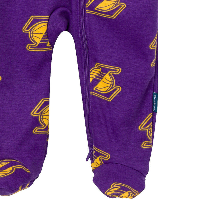 Baby Neutral Los Angeles Lakers Sleep 'N Play Sleepwear Gerber®