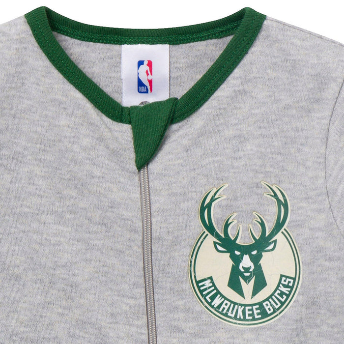 Baby Neutral Milwaukee Bucks Footless Pajamas Sleepwear Gerber®