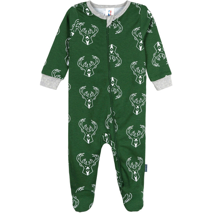 Baby Neutral Milwaukee Bucks Sleep 'N Play Sleepwear Gerber®