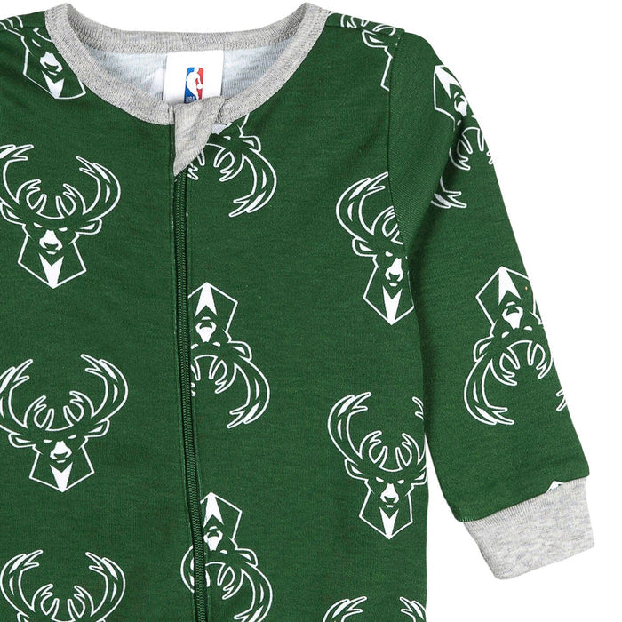 Baby Neutral Milwaukee Bucks Sleep 'N Play Sleepwear Gerber®