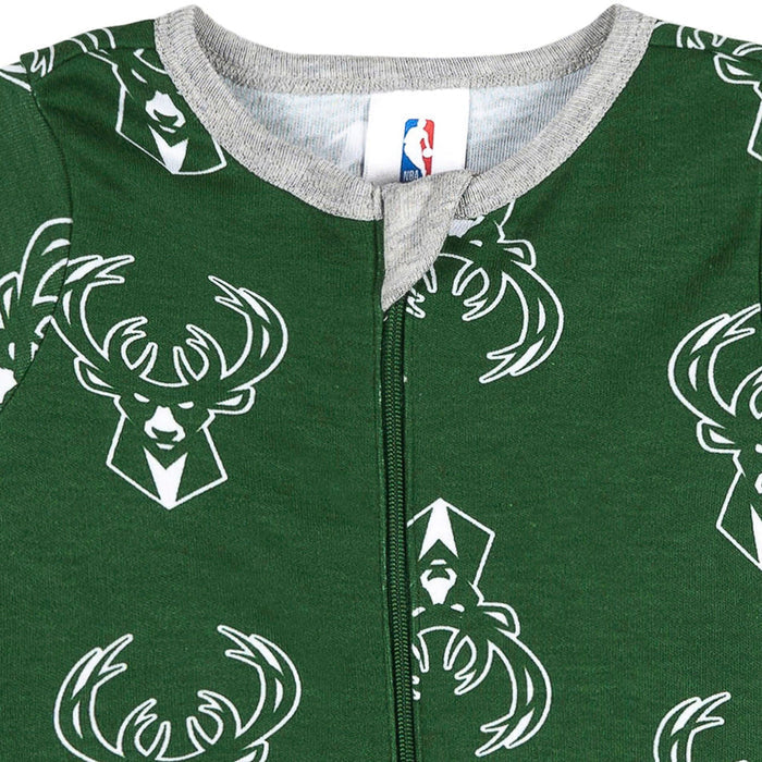 Baby Neutral Milwaukee Bucks Sleep 'N Play Sleepwear Gerber®