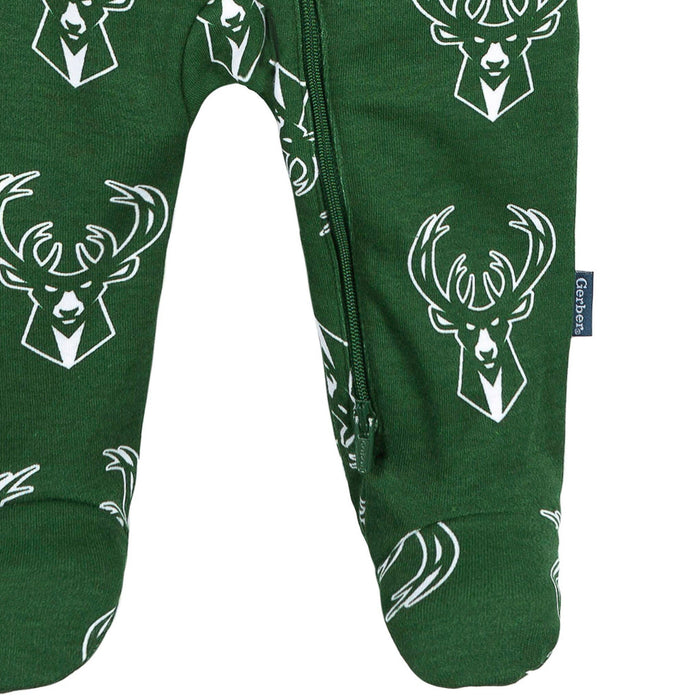 Baby Neutral Milwaukee Bucks Sleep 'N Play Sleepwear Gerber®