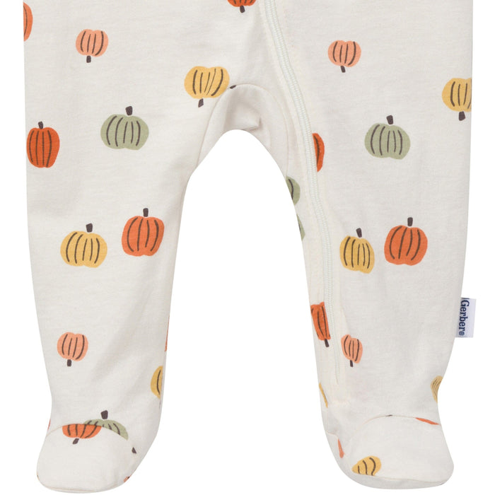 Baby Neutral Multi-Color Pumpkins Sleep 'N Play Sleepwear Gerber®