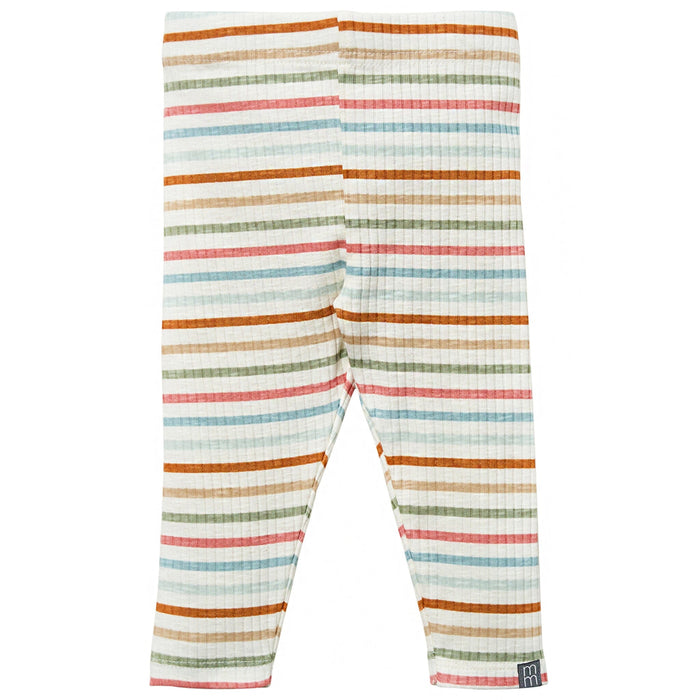 Baby Neutral Ivory Multi-Stripe Legging Pants & Bottoms Modern Moments™ by Gerber®