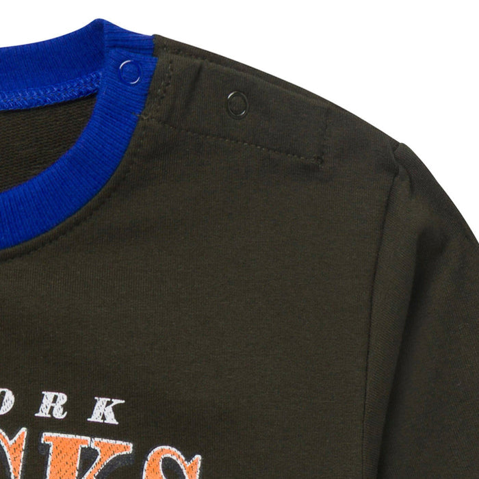 Baby Neutral New York Knicks Sweatshirt Bubble Romper Rompers Gerber®