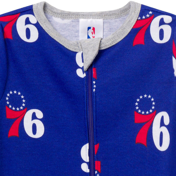 Baby Neutral Philadelphia Sixers Sleep 'N Play Sleepwear Gerber®