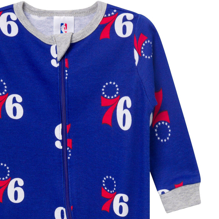 Baby Neutral Philadelphia Sixers Sleep 'N Play Sleepwear Gerber®