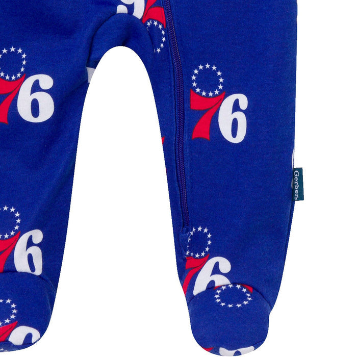 Baby Neutral Philadelphia Sixers Sleep 'N Play Sleepwear Gerber®